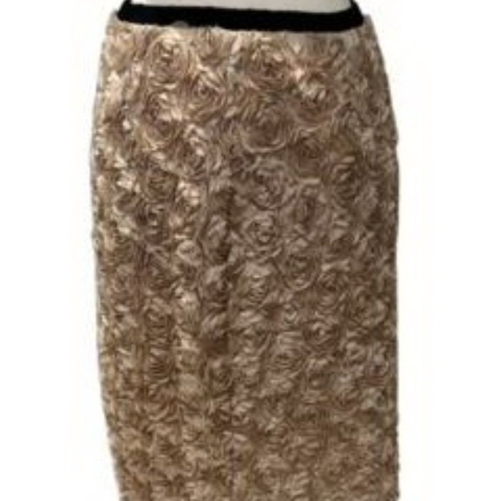 Pink Martini Beige Rosette Skirt